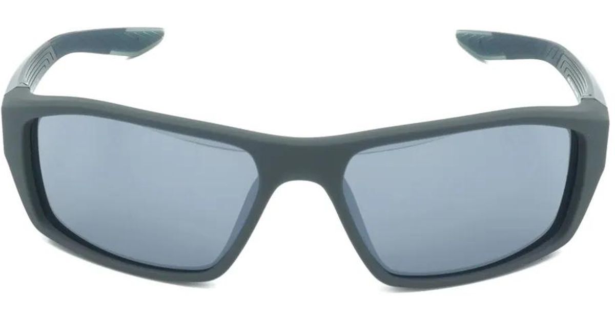 Nike Brazen Shadow Rectangle-Frame Sunglasses in Blue | Lyst