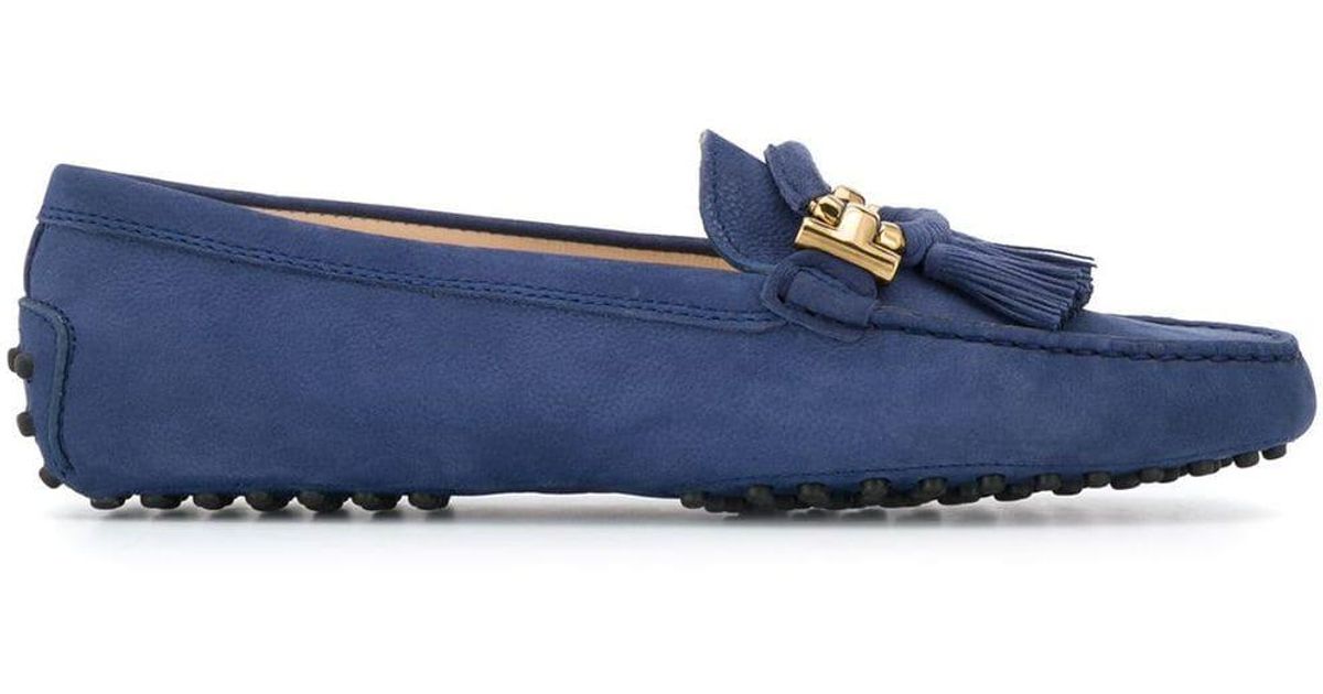 tods tassel loafers