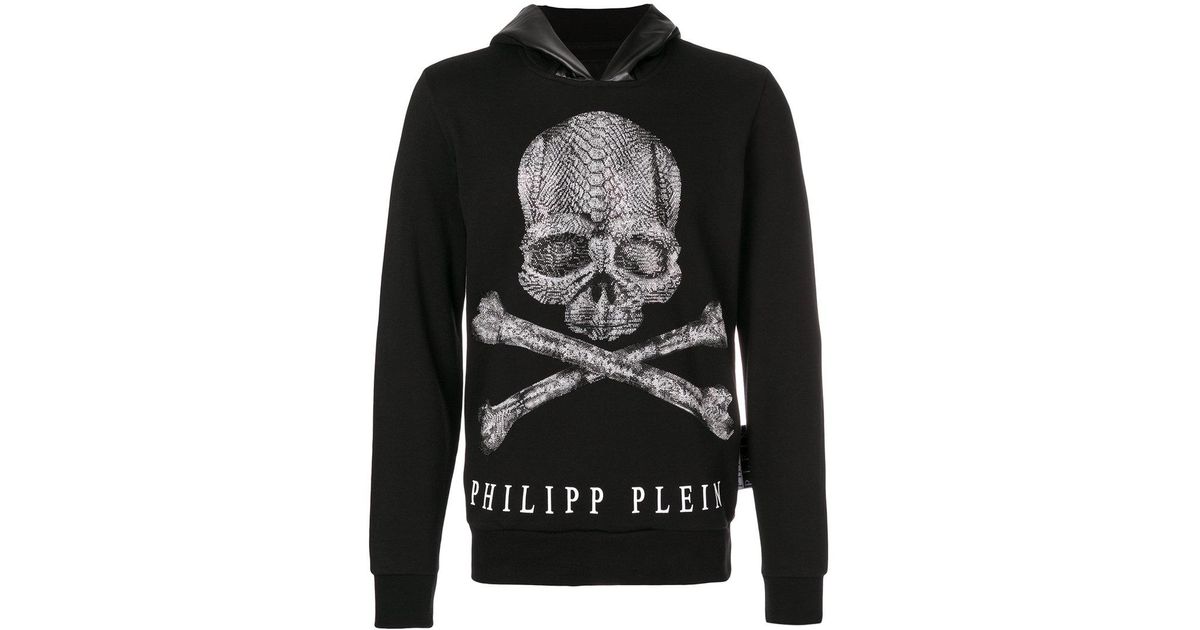 rhinestone skull hoodie