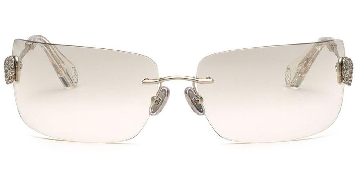 Philipp Plein Irresistible Skull square-frame Sunglasses - Farfetch