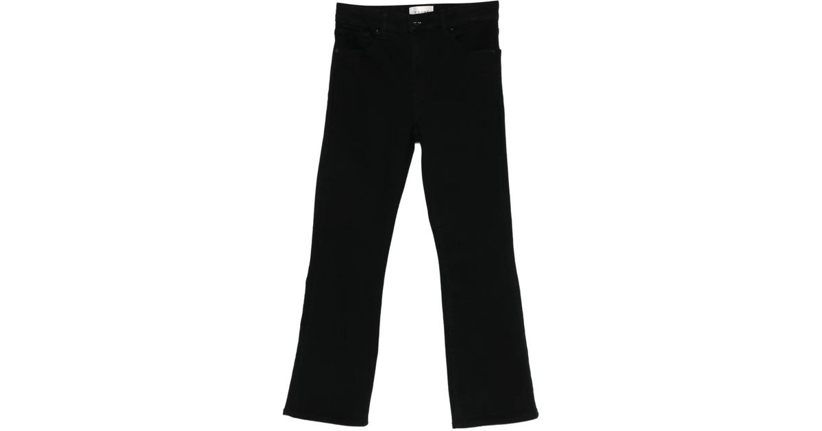 Frame Jeans Button FRAME The Reboot Button-Fastening Jeans in Black | Lyst
