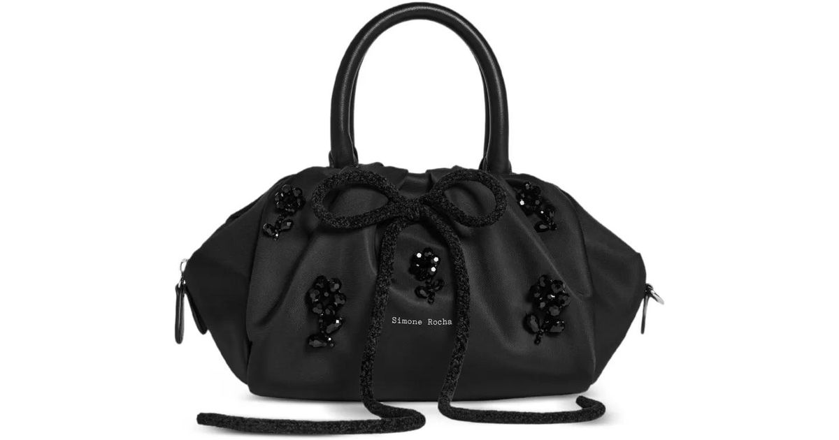simone-rocha-black-Embroidered