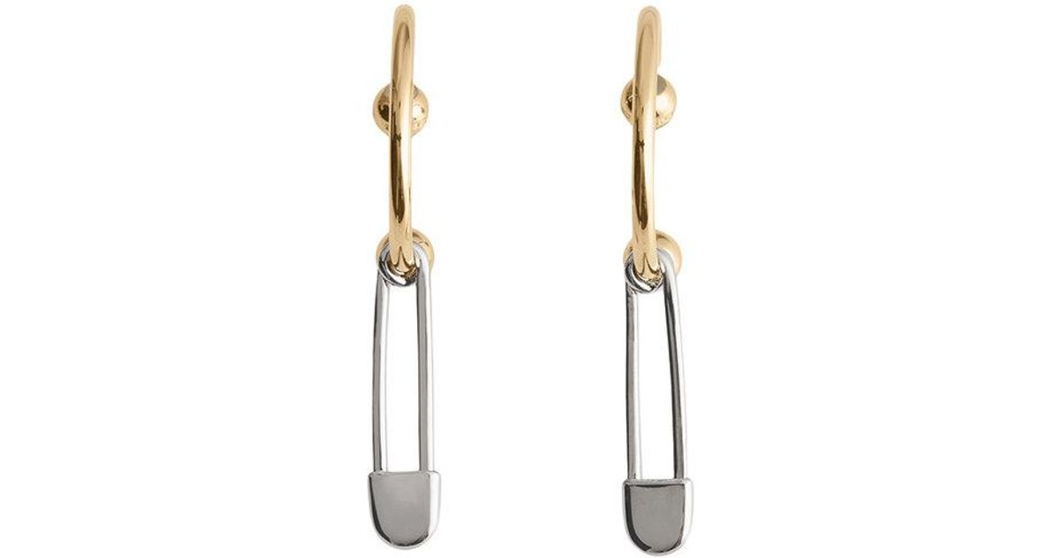 burberry hoop earrings