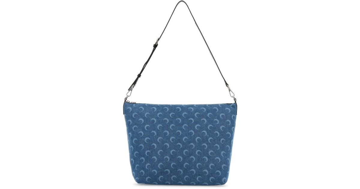 Marine Serre Moon Laser Shoulder Bag in Blue Lyst UK