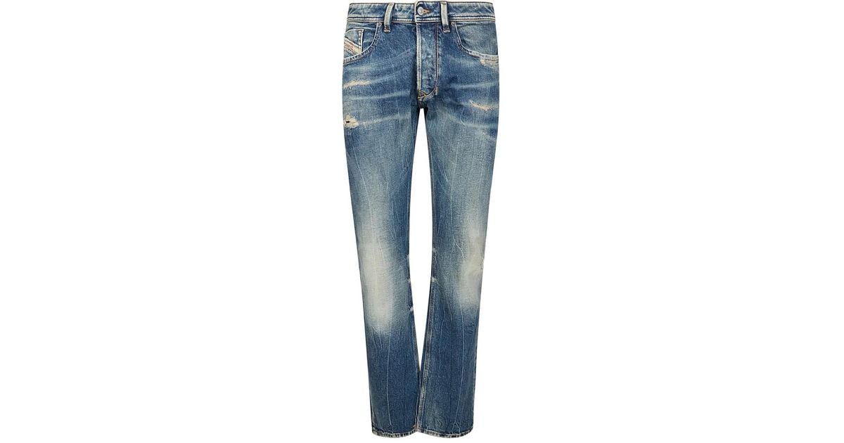 DIESEL 1985 Larkee 007Y6 Straight Jeans in Blue for Men | Lyst UK