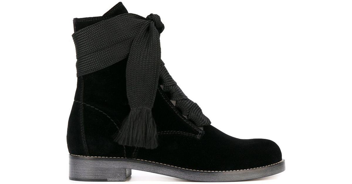 chloe harper lace up boots