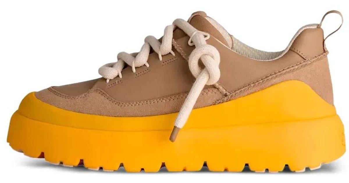 UGG Tan and Yellow Athletic Shoes Ugg Women Lo Lowmel Biarritz / Size 7 | eBay main image 4