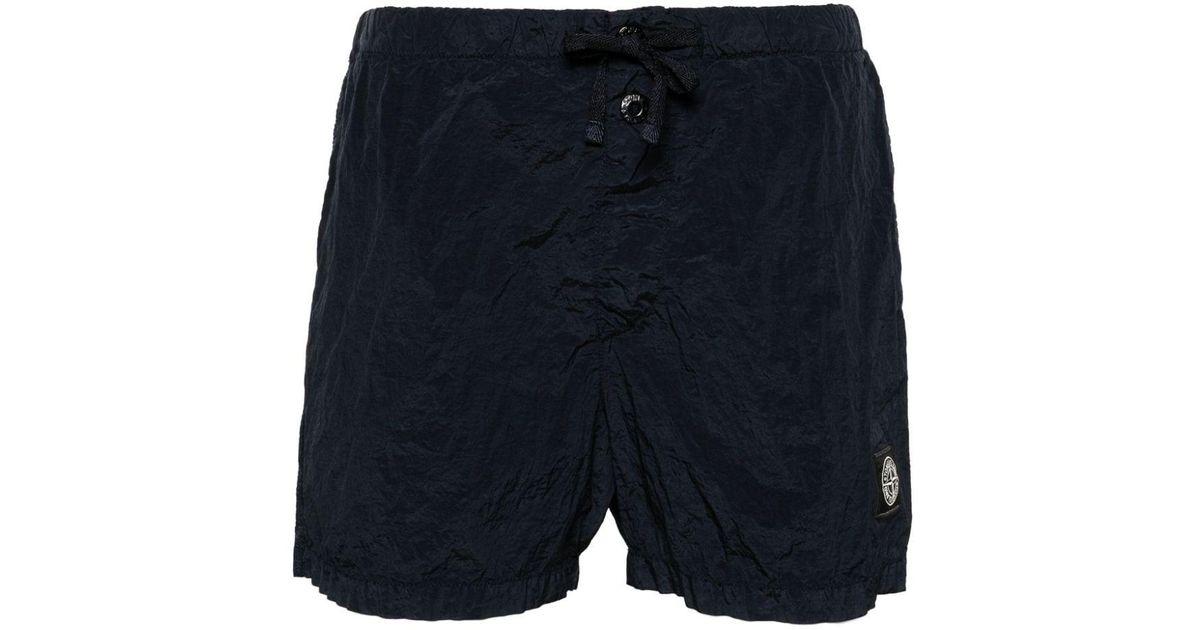 Stone island nylon metal deals patch logo swim short