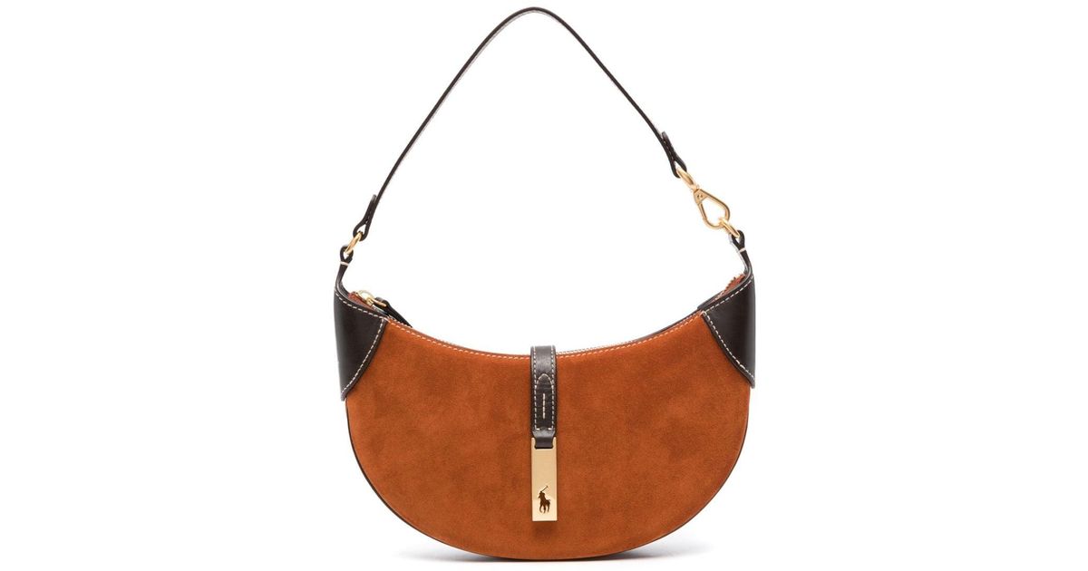 Polo Ralph Lauren Leather Saddle Crossbody Bag - Farfetch