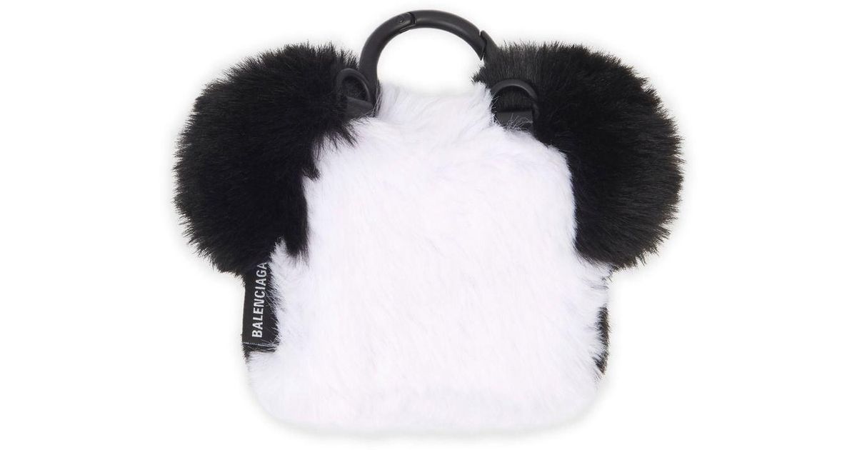 Balenciaga Panda-design Earpods Case in Black | Lyst