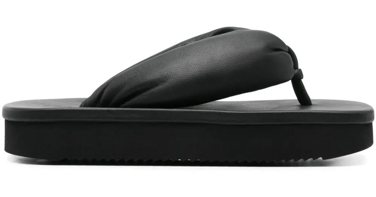 送料関税込み Rick Owence HOLLYWOOD ビーチサンダル Rick Owens Hollywood サンダル | ブラック | FARFETCH JP