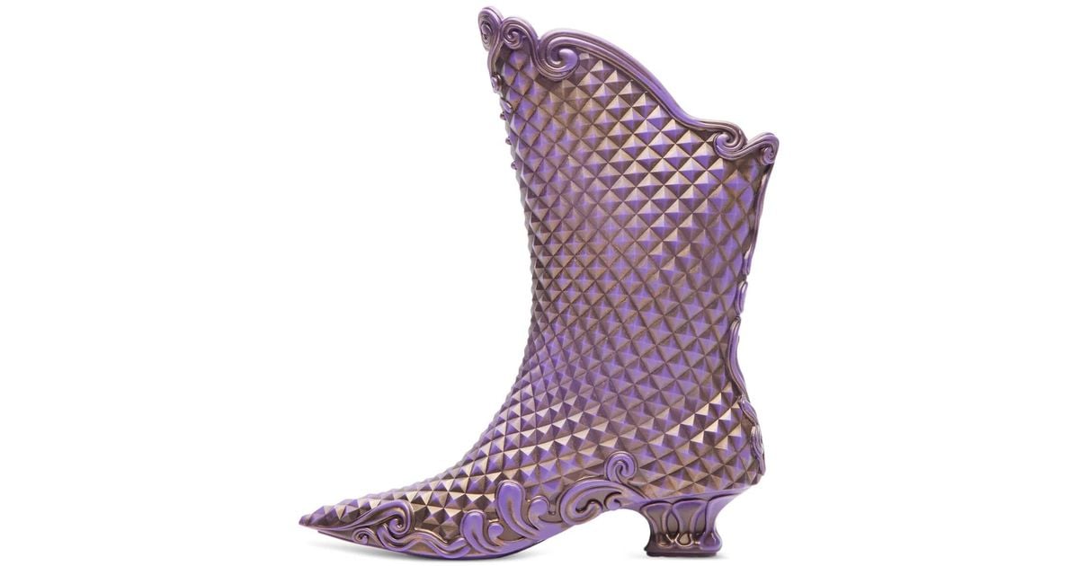 Project X Melissa Court Boots in Purple Lyst UK