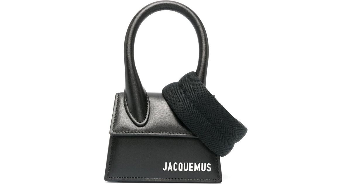 Jacquemus Leer Le Chiquito Crossbodytas in het Zwart voor heren Lyst NL
