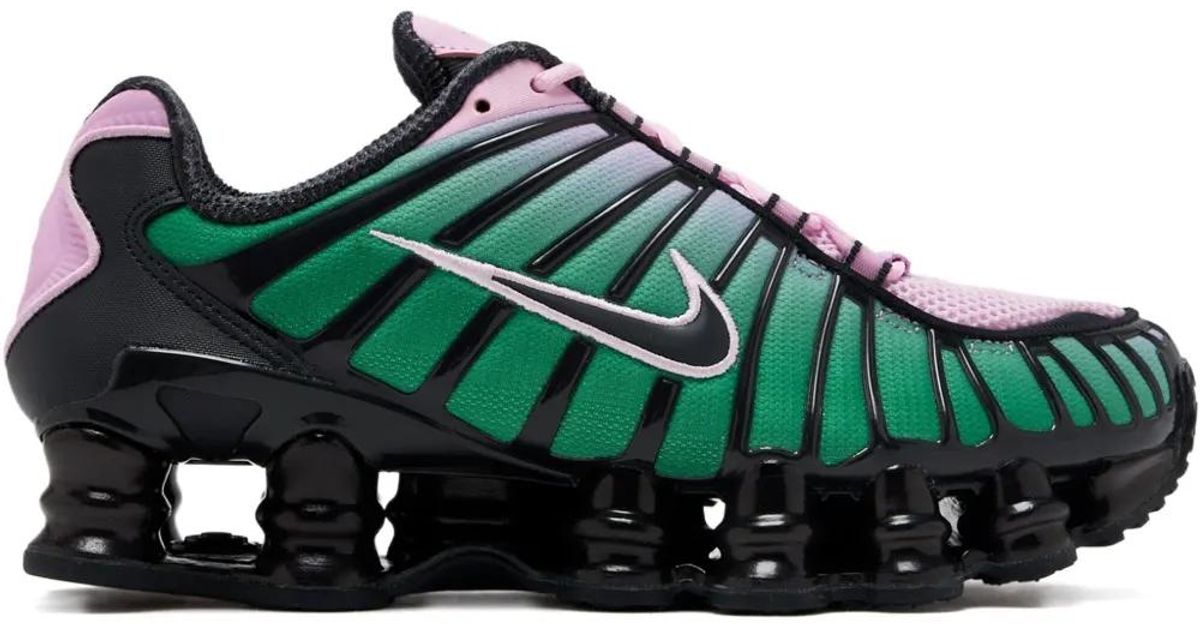 Nike Shox Tl Low-Top Sneakers in Green | Lyst