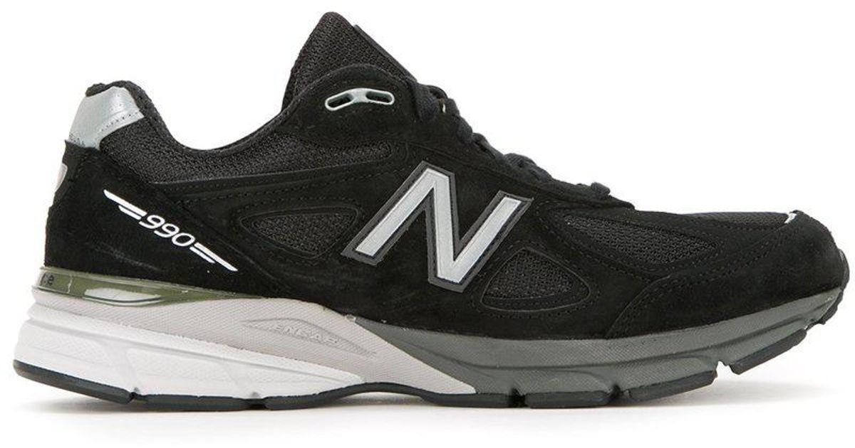 New Balance Suede 990v4 Sneakers in Black for Men - Lyst