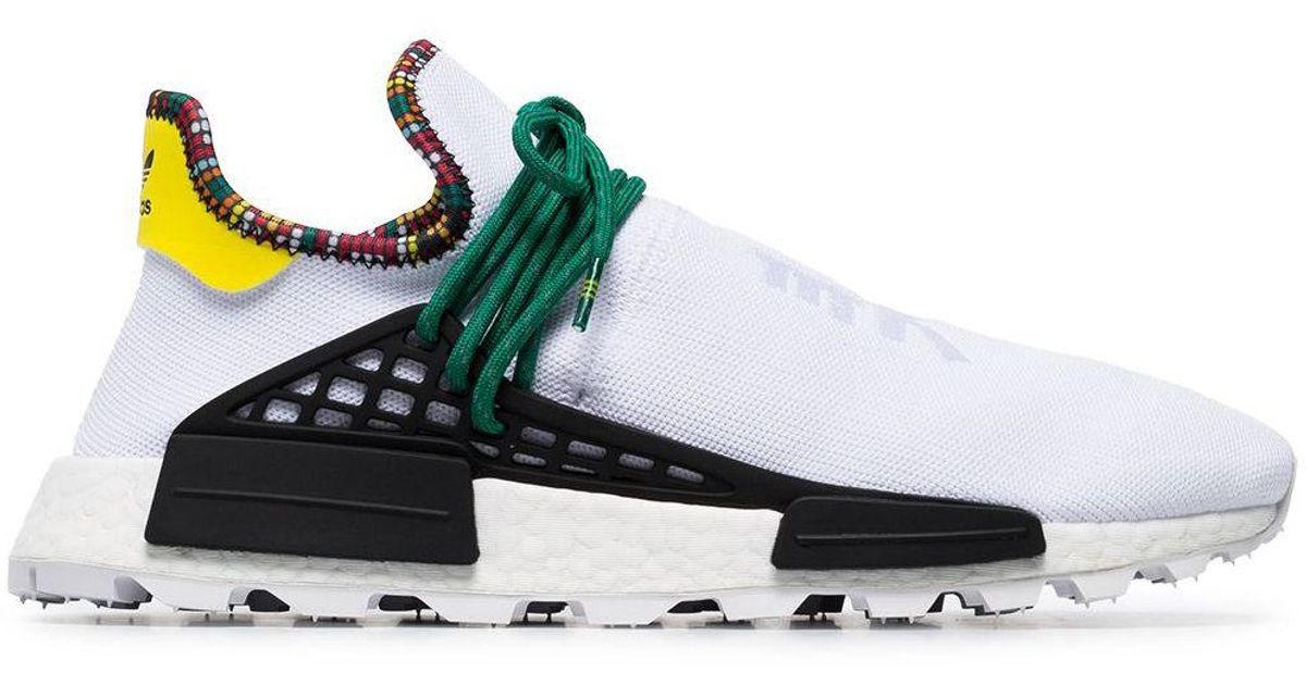 adidas Rubber X Pharrell Williams Human Body Nmd Sneakers in White for Men  - Lyst