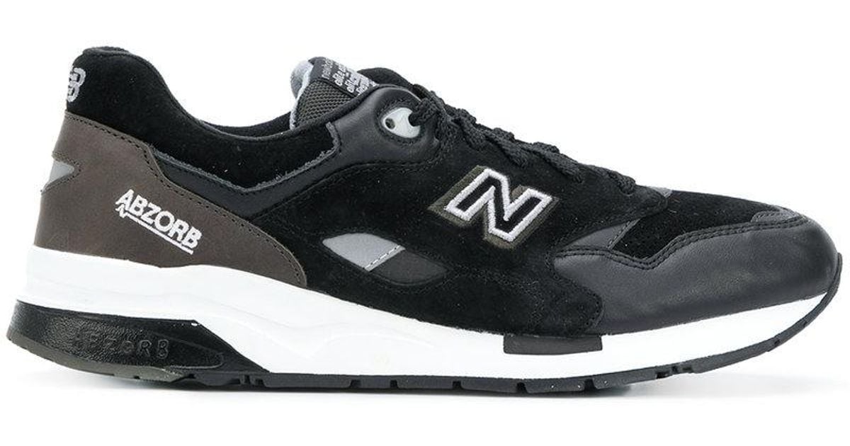 New Balance Leather Abzorb Sneakers in Black for Men Lyst