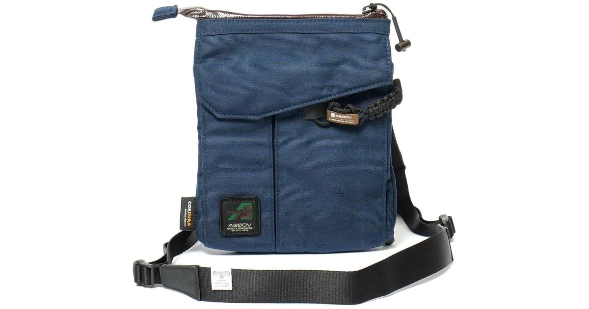 AS2OV Cordura Standard Series Messenger Bag in Blue | Lyst UK