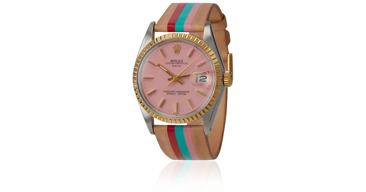 La Californienne Rolex Tt La Cruz Strap Watch - Lyst