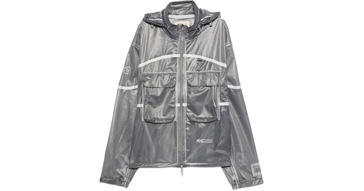 RC Outdoor Supply Owens Shell Hooded Jacket in Gray for Men | Lyst