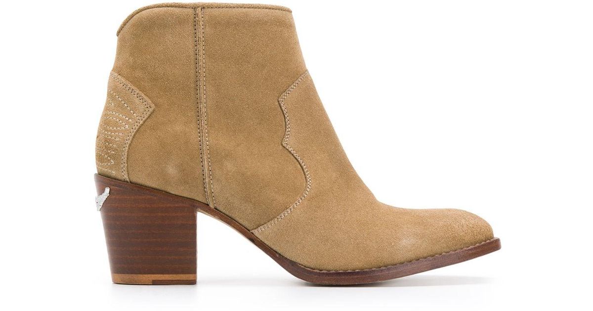 Voltaire Molly Suede Ankle Boots - Lyst