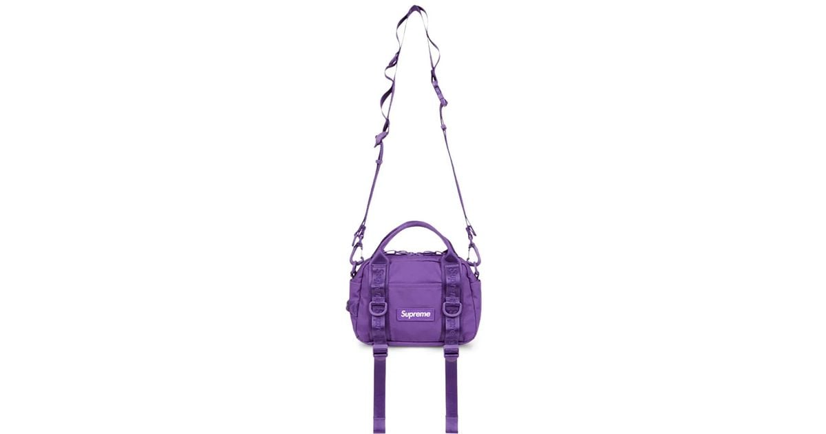 Supreme Mini Duffle Bag in Purple for Men | Lyst