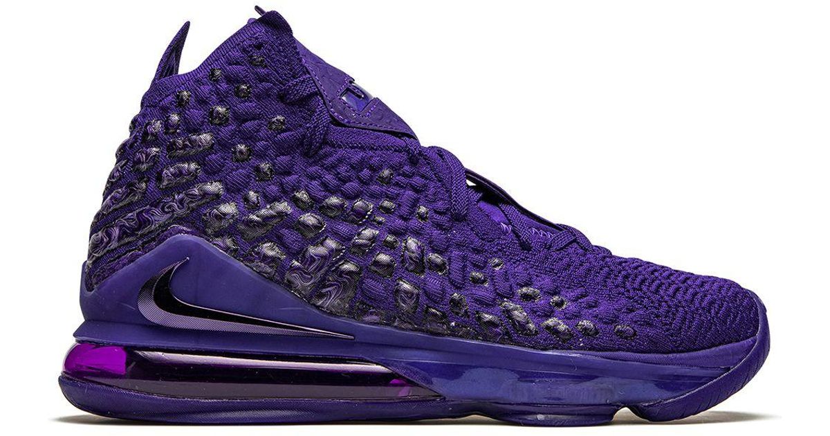 Nike Lebron 17 High-top Sneakers in Purple for Men | Lyst