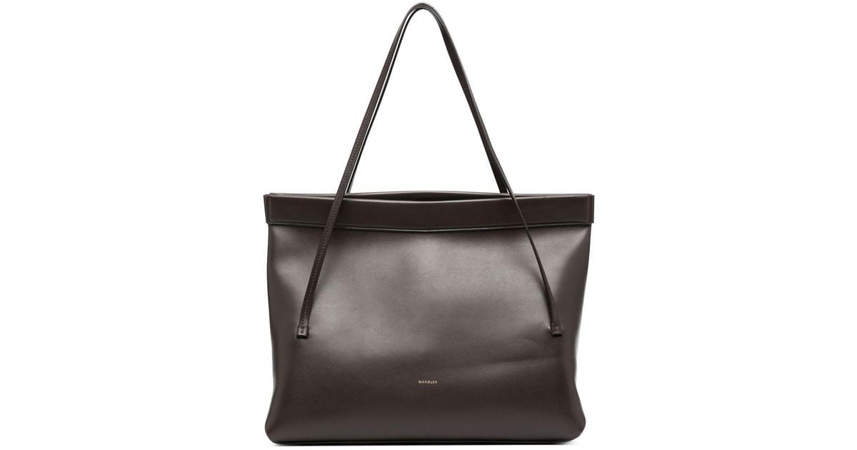 Wandler Joanna Leather Shoulder Bag in Brown (Black) Lyst Canada