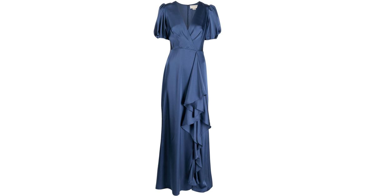 dark blue night gown
