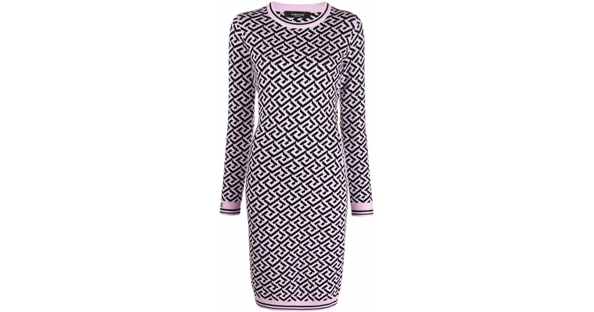 Versace long cheap sleeve dress