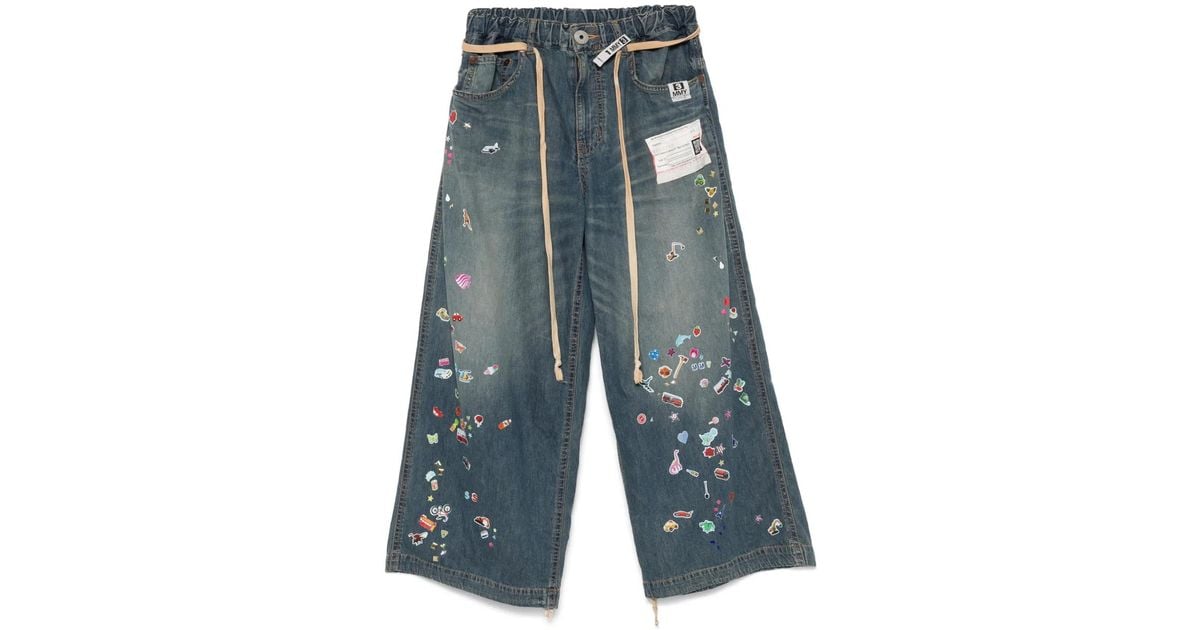 3/1發售🆕 ファッション MIHARA YASUHIRO Sticker Prints Denim