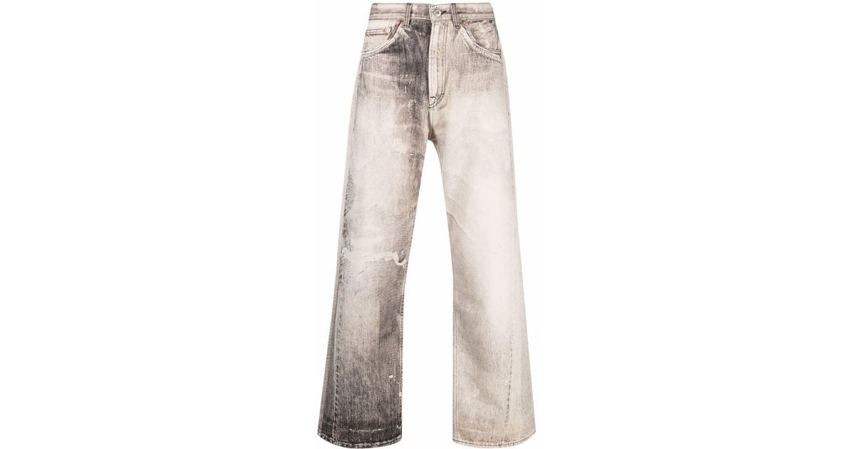 Our Legacy Men's Third Cut Digital-print Jeans