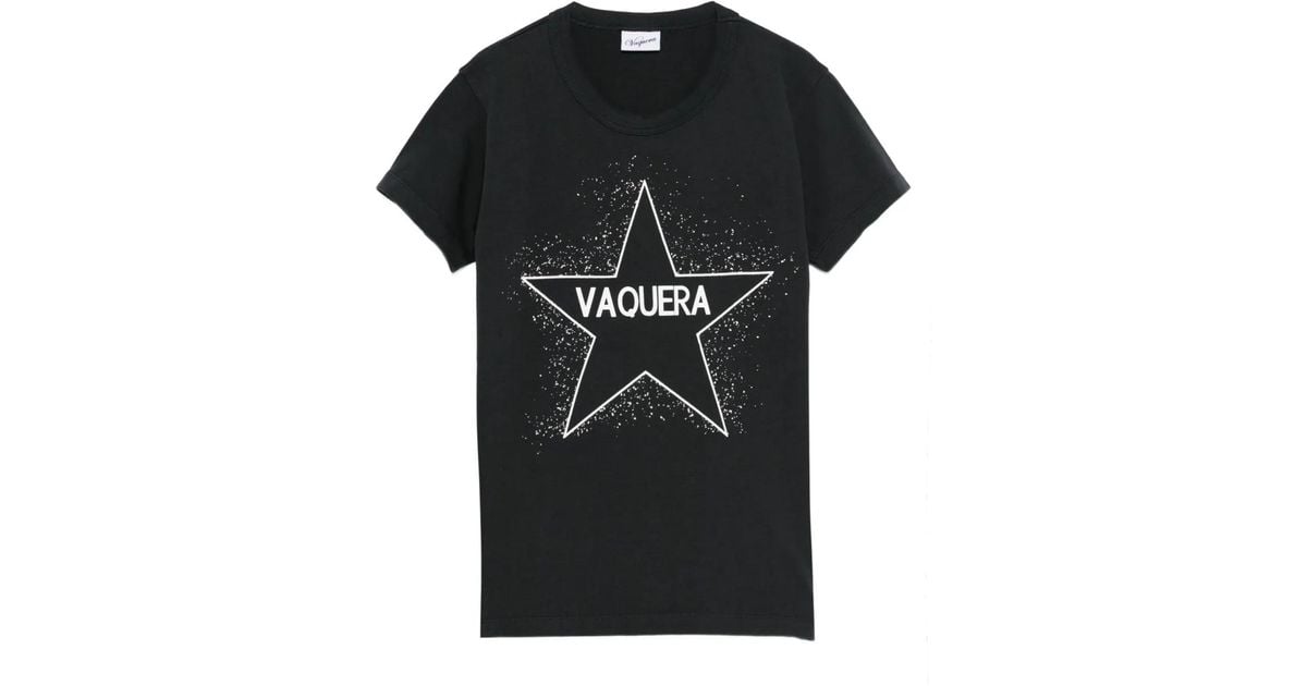 VAQUERA スタープリント Tシャツ ブラック | Lyst