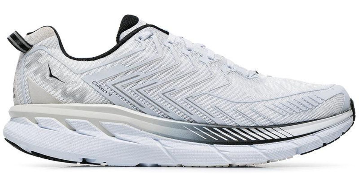 white hoka shoes