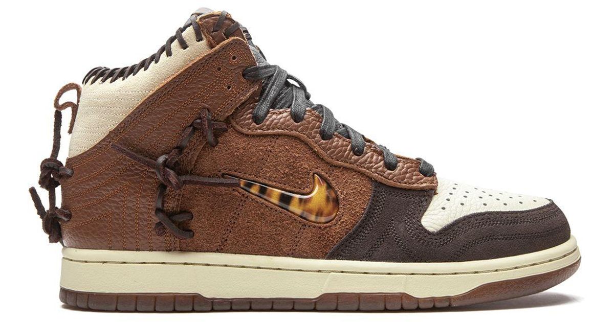 Nike X The Bodega Dunk High Sneakers in Brown for Men | Lyst UK