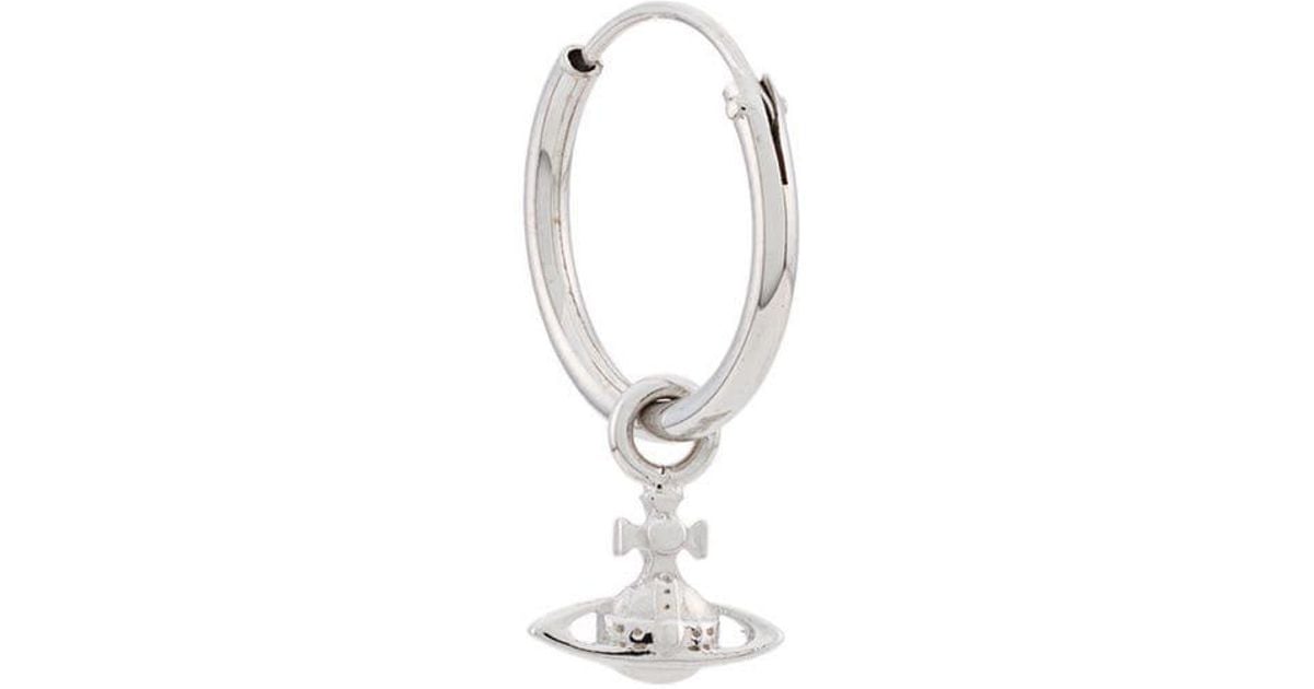 Vivienne westwood silver orb earrings deals
