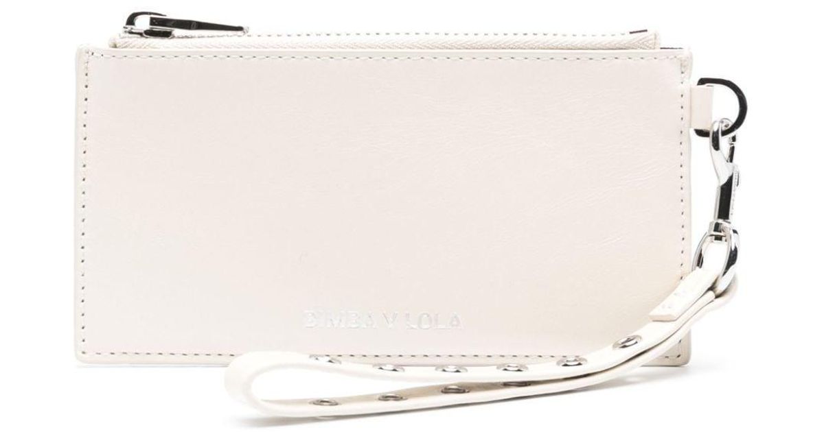 Bimba Y Lola Eyelet-Detail Leather Wallet