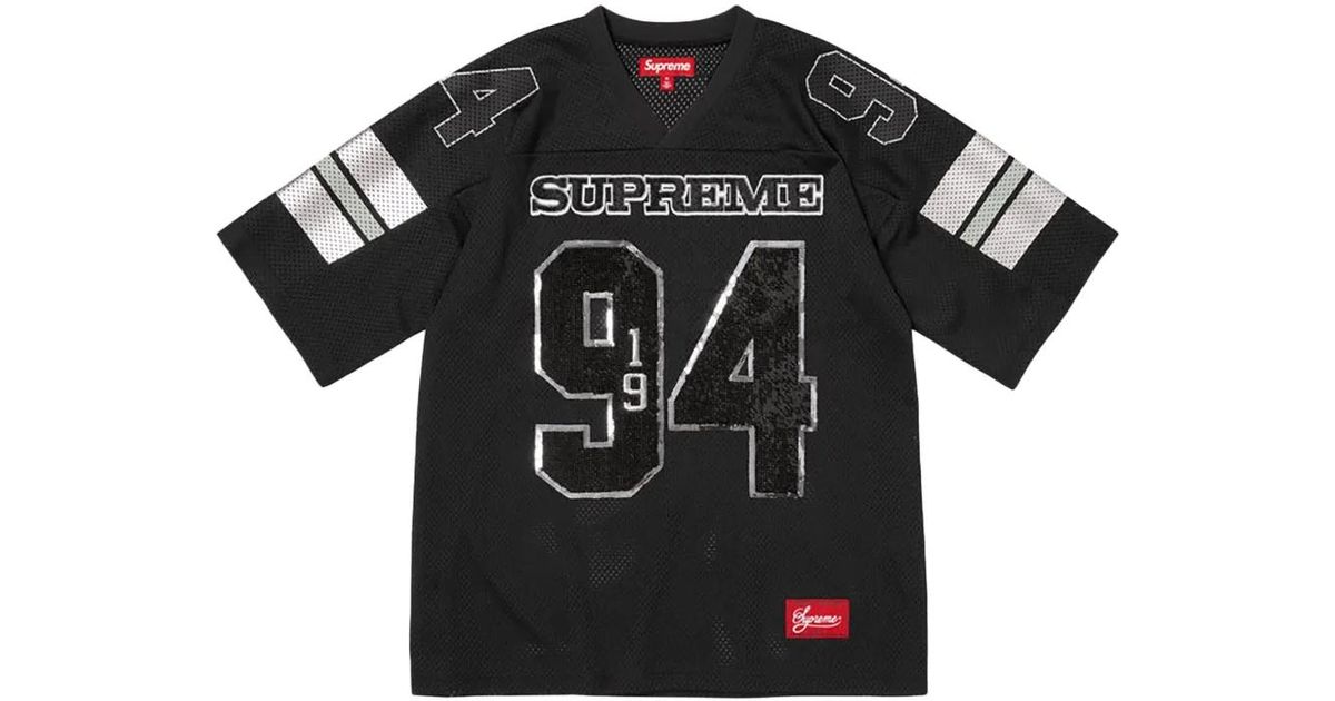 シャツ Supreme Spider Web Football Jersey Supreme Spiderweb Football Jersey (SS24) - $110