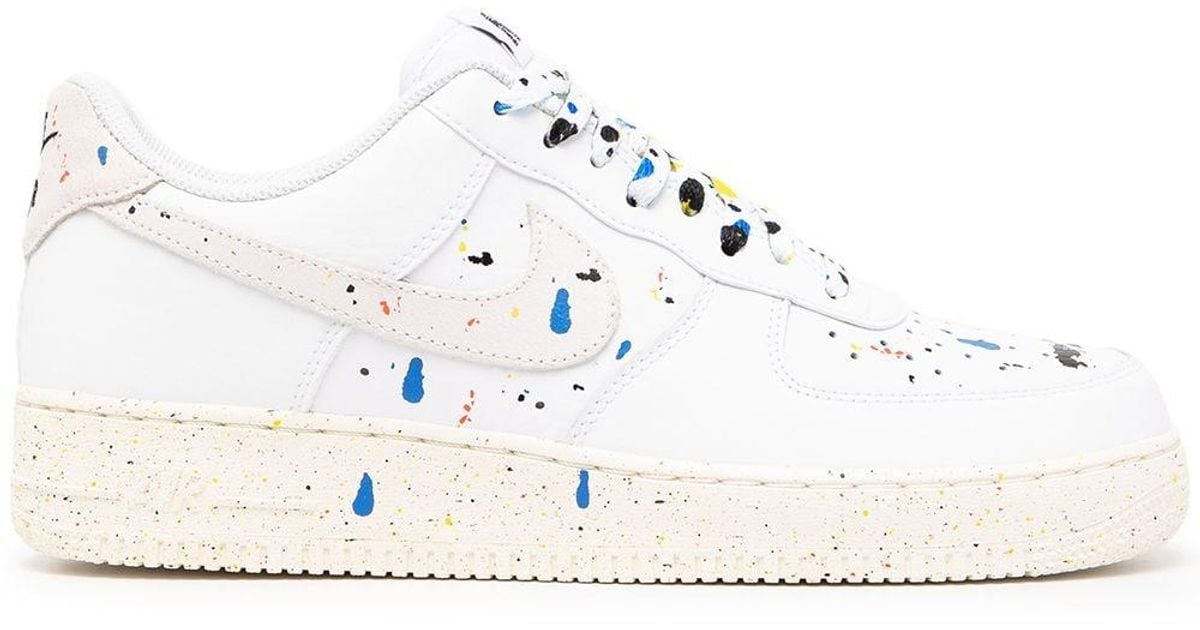 Nike Air Force 1 Sneakers mit Farbklecksen in Weiß für Herren | Lyst DE