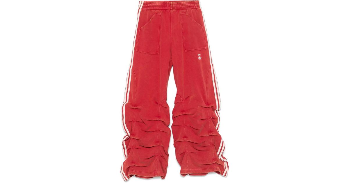 adidas X Avavav Pleated Track Pants in Red | Lyst