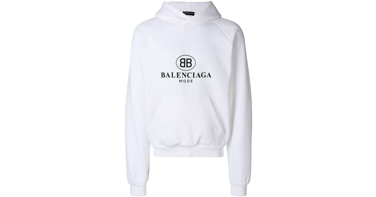 balenciaga white hoodie
