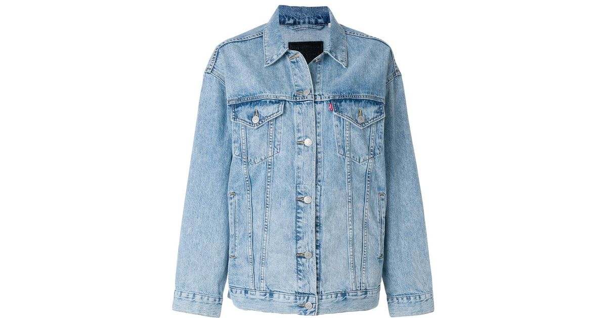 oversized levi's denim jacket