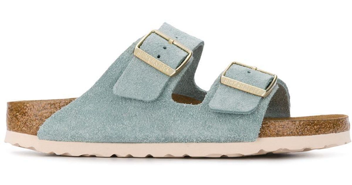 birkenstock arizona light blue