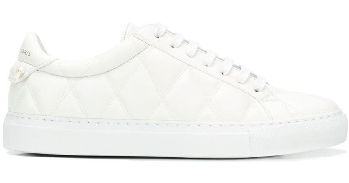 Givenchy Rubber Urban Street Quilted Sneakers in White | Lyst