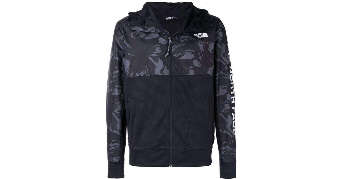 the north face men's train n logo full zip hoodie