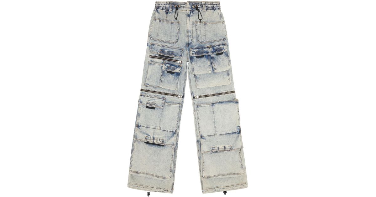 Diesel multiple-pocket Drawstring Jeans - Farfetch