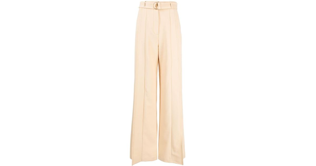 Acler Braeside wide-leg trousers - White