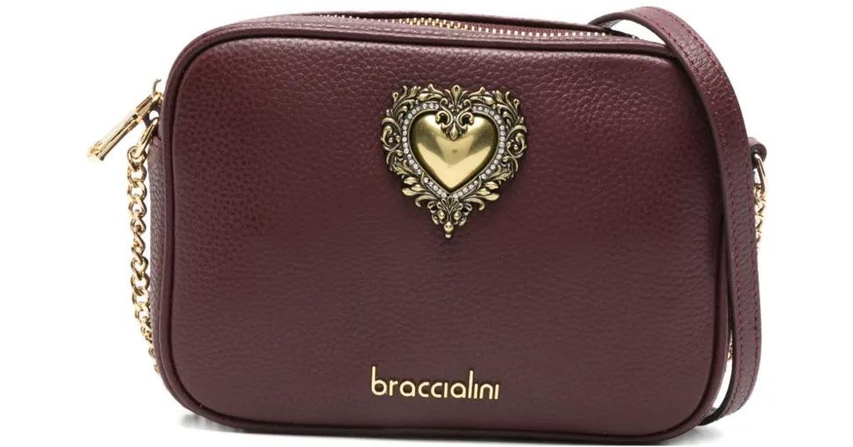 Sac à Bandoulière Femme BRACCIALINI Jinny - Cuir Synthétique Léopard, Taille Moyenne - Bandoulière Réglable, Poche Intérieure Zippée
