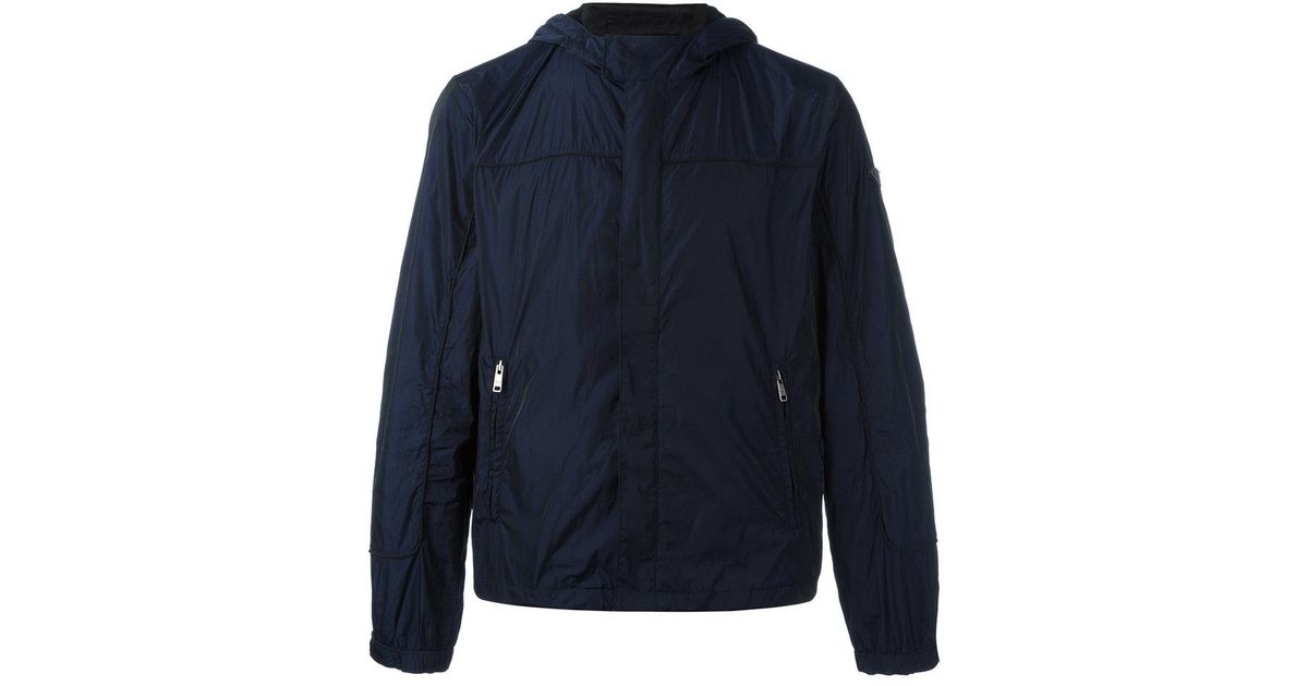 Hooded Jacket - Men - Polyester/viscose 