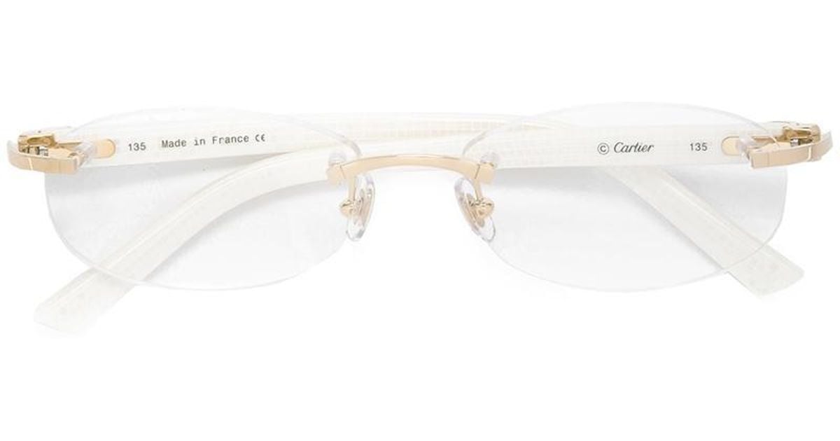 cartier ivory glasses